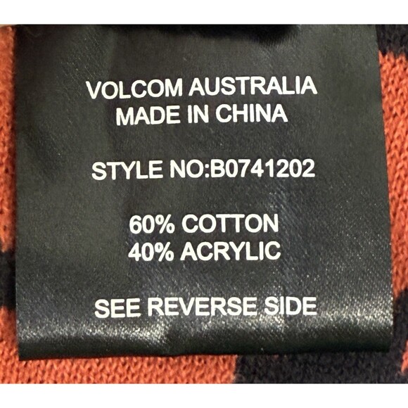 Volcom Women’s Southwestern Aztec Print Waterfall Open Front Cardigan Size XS-S - Picture 6 of 9